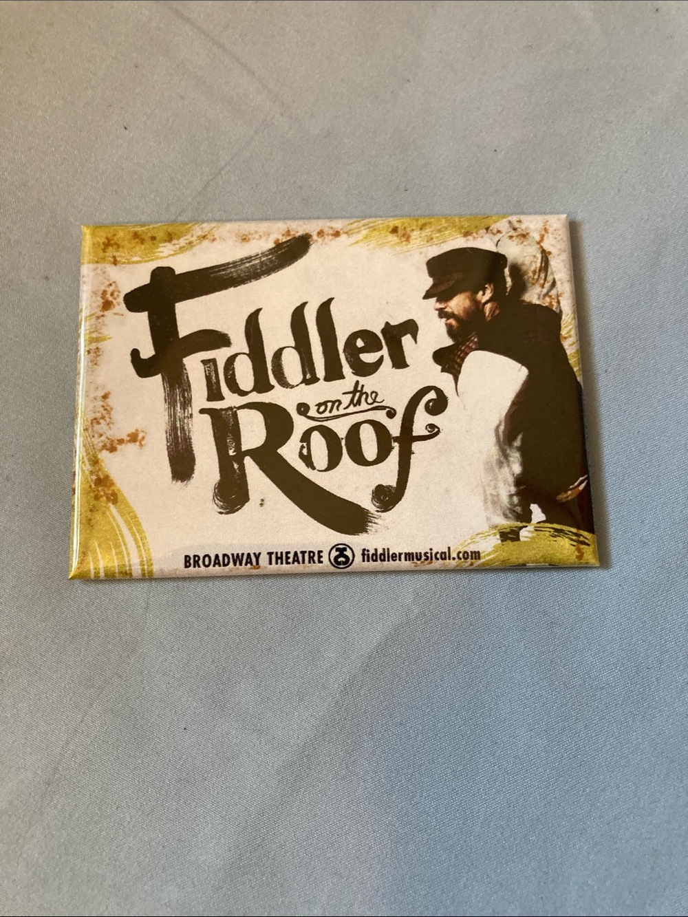 Fiddler on the Roof Magnet – Yellow Accent